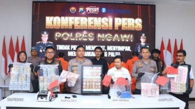 Dua Kades di Ngawi Terlibat Pengedaran Uang Palsu