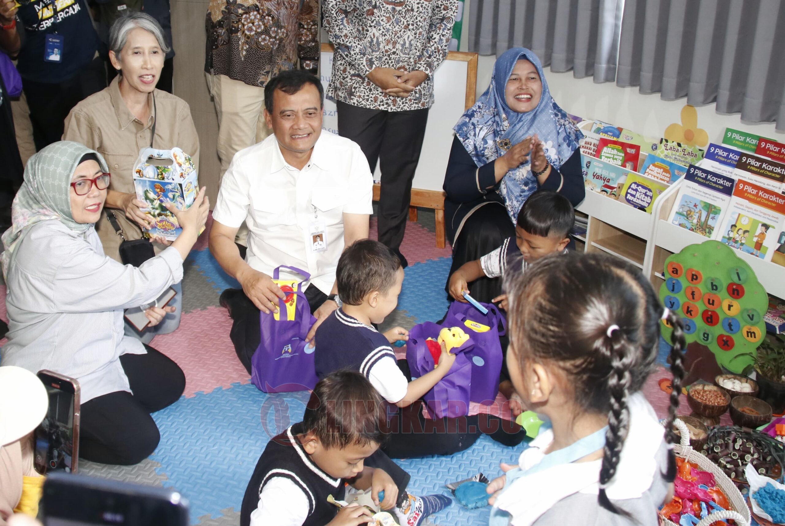 Gubernur Jawa Tengah, Ahmad Luthfi saatmenghadiriperemian daycare di Kawasan Industri Terpadu Batang. (dok Pemprov Jateng)