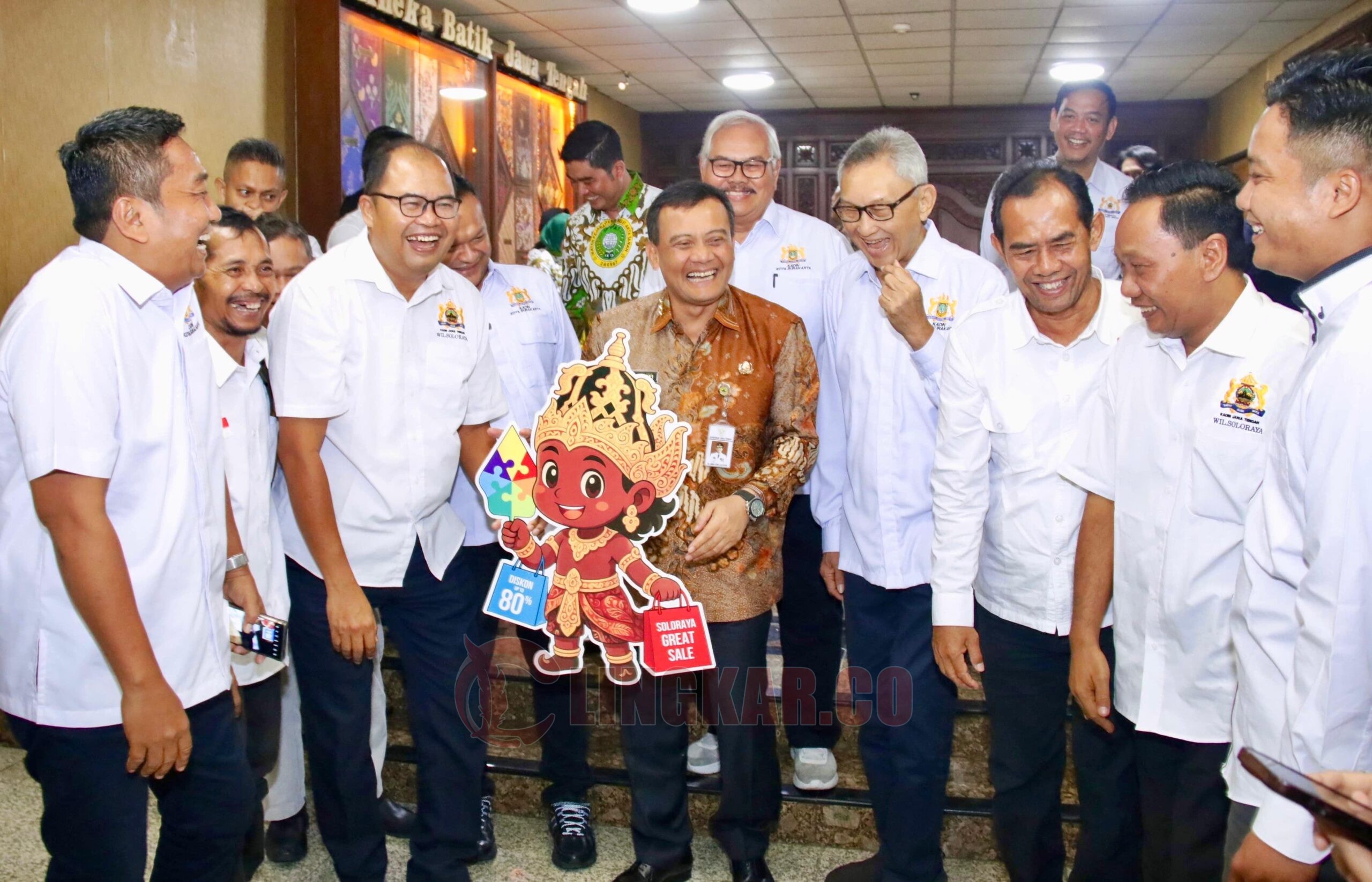 Gubernur Jateng, Ahmad Luthfi saat Panitia Solo Raya Great Sale. (dok Pemprov Jateng)
