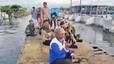 Cek Kondisi Jebolnya Pagar Panel Blok di Pelabuhan Semarang, Iswar Minta DPU Kirim Sand Bag dan Pompa Portabel