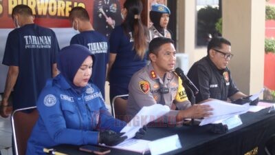 Komplotan Preman Penagih Hutang Dibekuk Polres Purworejo