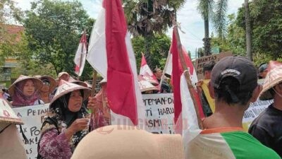 Datangi Polresta Pati, Petani Pundenrejo Desak Polisi Usut Tuntas Premanisme PT LPI