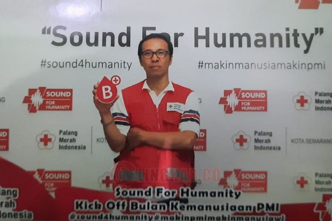 Relawan Donor Mirza PMI Kota Semarang Mirza Hasan, pendonor darah sebanyak 235 kali. Foto: dokumentasi