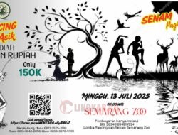 Gandeng Semarang Zoo, Jurnalis Pemerhati Konservasi Gelar Senam dan Lomba Mancing