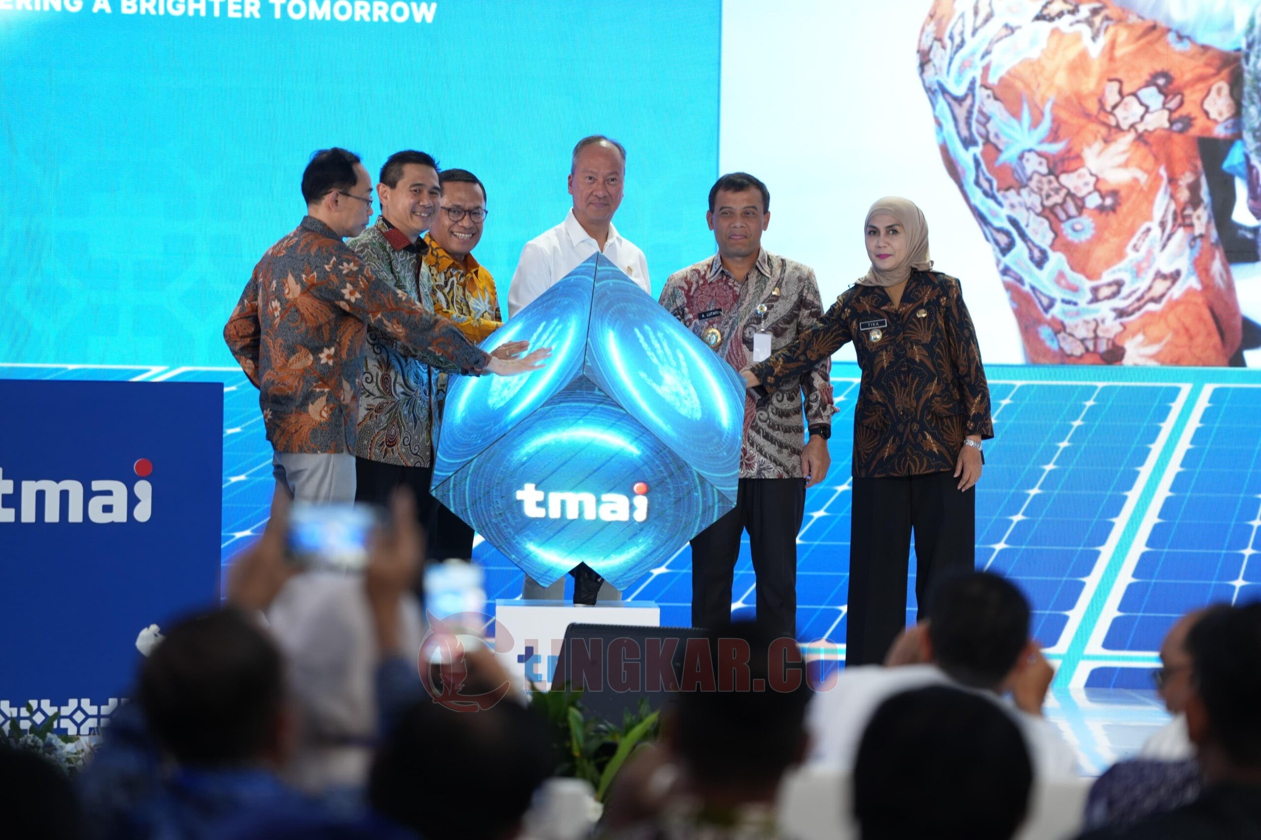 Menteri Perindustrian, Agus Gumiwang Kartasasmita meresmikan PT Trina Mas Agra Indonesia (TMAI). (dok TMAI)