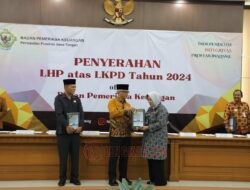 Pemkab Purworejo Kembali Raih Predikat Opini WTP dari BPK