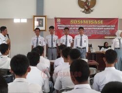 70 Capaskibraka Kendal yang Lolos Penjaringan Ikuti Sosialisasi Anti Narkoba