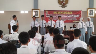 70 Capaskibraka Kendal yang Lolos Penjaringan Ikuti Sosialisasi Anti Narkoba