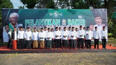 Lantik Ratusan Pengurus Lembaga dan Badan Khusus PCNU Purworejo, Romo KH Dawud Maskuri : Berkhidmat di NU adalah Bentuk Jihad Nyata