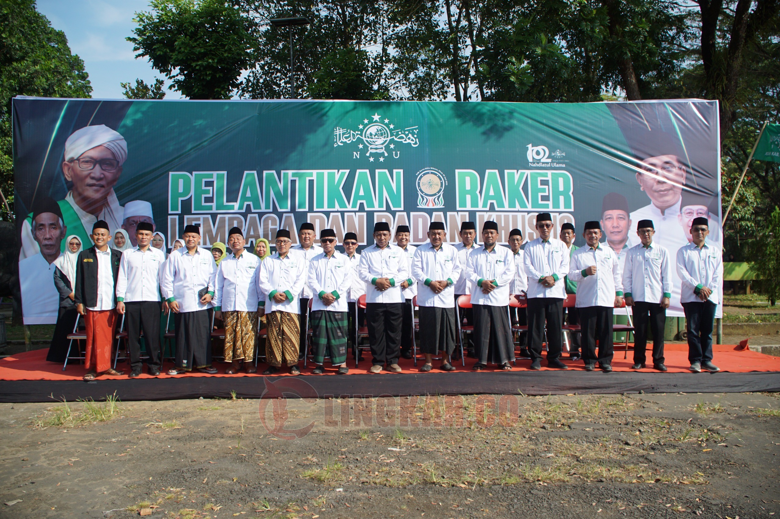 Suasa pelantikan pengurus lembaga dan badan khusus untuk masa khidmat 2025–2030. (dok PCNU Kabupaten Purworejo)