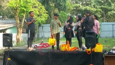 Ade Bhakti Meriahkan Senam Pound Fit di Semarang Zoo