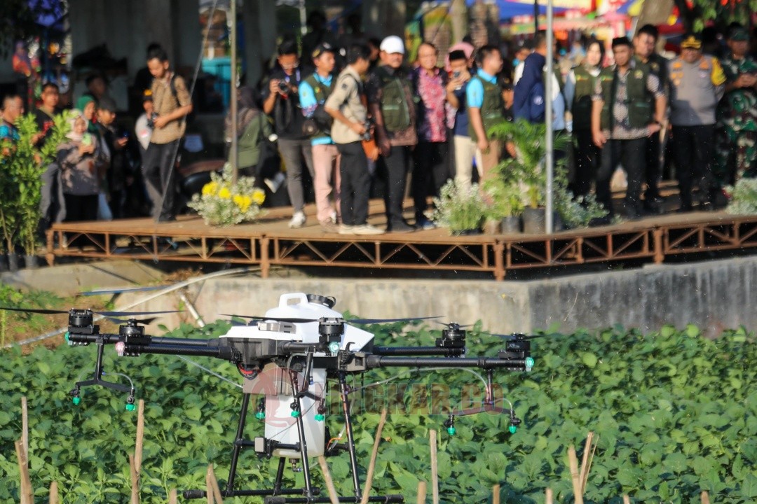Pekan Agro Digital dan Inovasi (PADI) Pertanian Jateng 2025 di Agro Center Soropadan, Kecamatan Pringsurat, Kabupaten Temanggung, Jumat (18/7/2025).