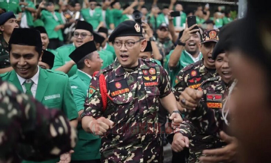 Kepala Satkornas Banser Muhammad Syafiq Syauqi dalam sebuah kesempatan. Foto: dokumentasi
