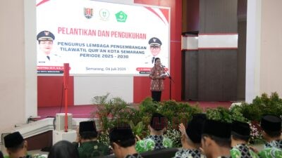 Kukuhkan Pengurus LPTQ, Wali Kota Semarang Tegaskan Komitmen Tingkatkan Kualitas Pesantren