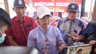 Wali Kota Semarang, Agustina Wilujeng Pramestuti saat diwawancarai. (dok Pemkot Semarang)