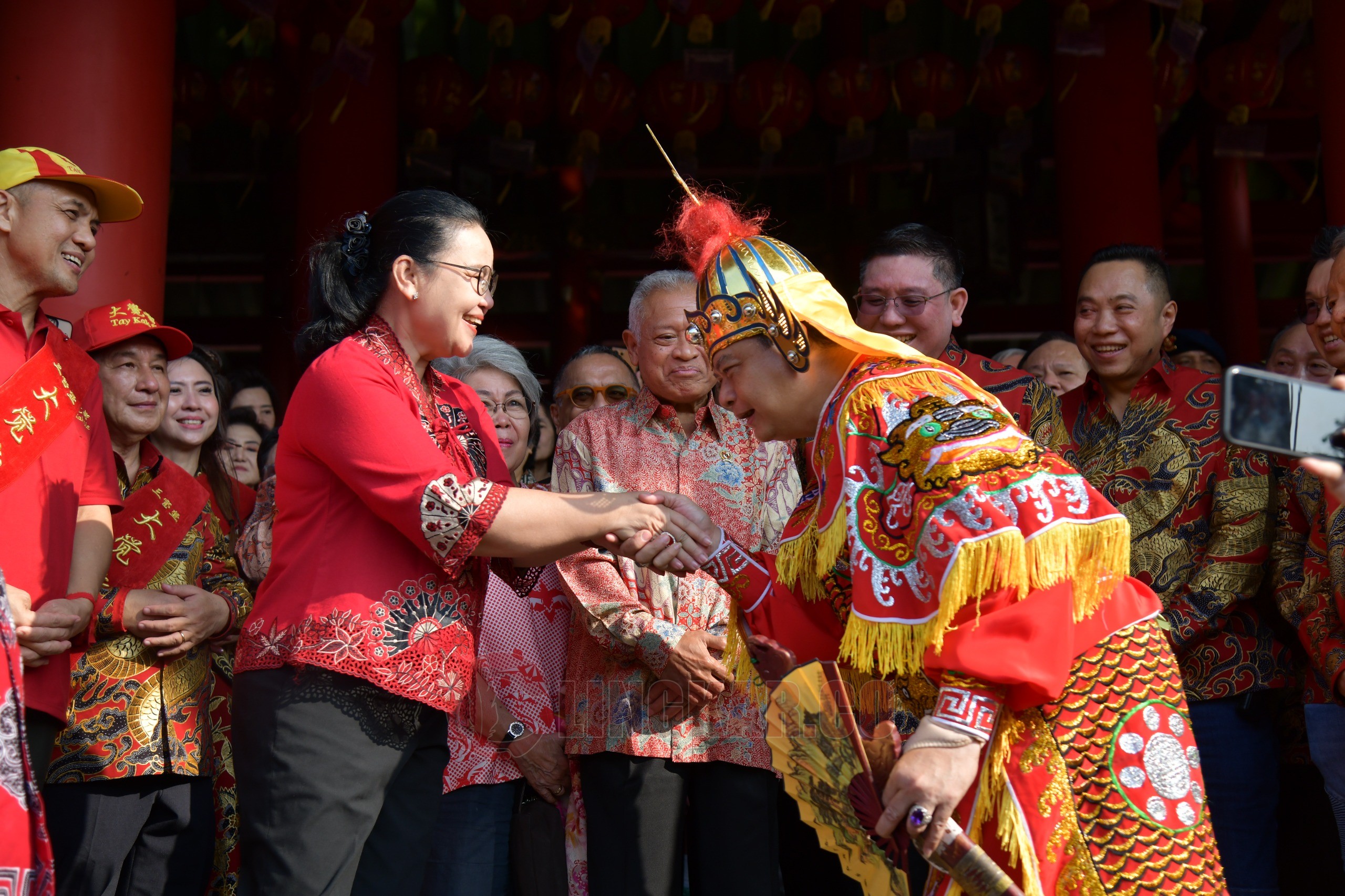 Wali Kota Semarang, Agustina Wilujeng Pramestuti saat menghadiri Festival Cheng Ho 2025 di Klenteng Agung Sam Poo Kong Semarang. (dok Pemkot Semarang)