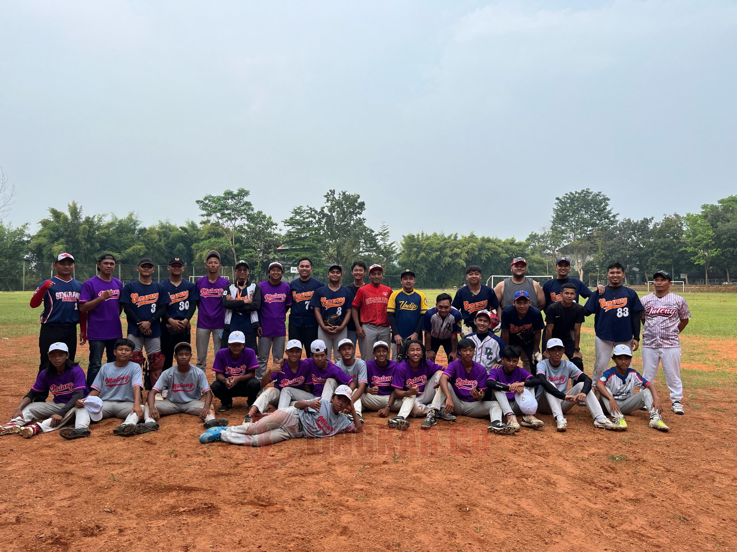 Tim Softball Baseball Kota Semarang dan Malang gelar try in jelang Pra-Porprov Jateng 2025. (dok Softball Baseball Kota Semarang)