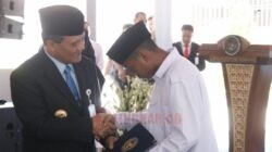 Gubernur Jateng Ahmad Luthfi saat memberikan remisi narapidana di Lembaga Pemasyarakatan Perempuan (LPP) Klas IIA Semarang, Minggu, 17 Agustus 2025. Foto: dokumentasi