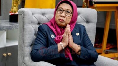 Ketua Pengadilan Tinggi Agama Jateng, Rokhanah, saat beraudiensi dengan Gubernur Jawa Tengah, Ahmad Luthfi di ruang kerja Gubernur, Selasa (26/8/2025). Foto: dokumentasi