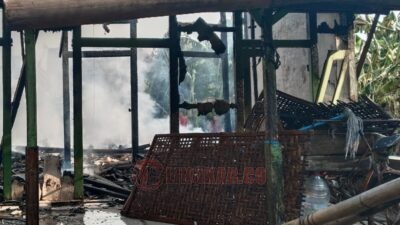 Kebakaran di Kaliwungu Kendal, Dua Rumah Ludes Dilalap Api