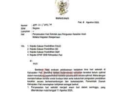 Pemkab Pati Kembali Terapkan Sekolah Enam Hari, Dimulai 11 Agustus 2025