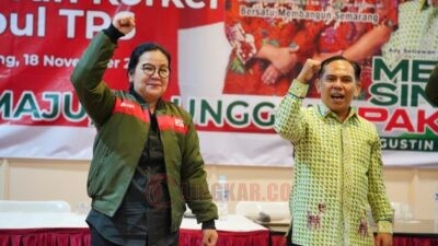 Wali Kota Semarang, Agustina Wilujeng Pramestuti bersama Pakar Kebijakan Publik dari Institut Teknologi Sepuluh Nopember (ITS) Surabaya, Ady Setiawan. (dok Istimewa)