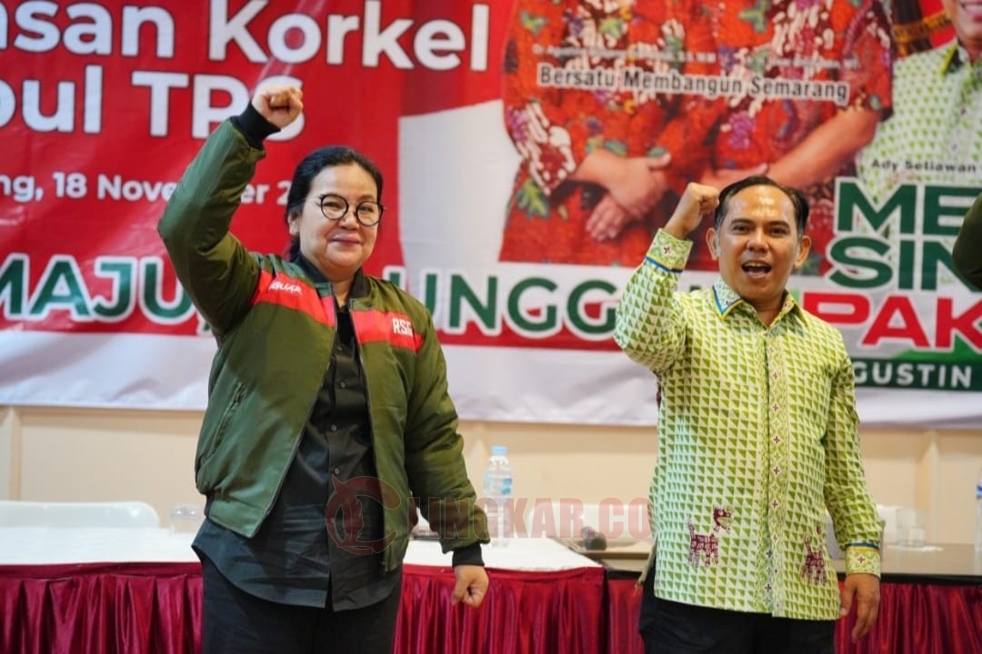Wali Kota Semarang, Agustina Wilujeng Pramestuti bersama Pakar Kebijakan Publik dari Institut Teknologi Sepuluh Nopember (ITS) Surabaya, Ady Setiawan. (dok Istimewa)