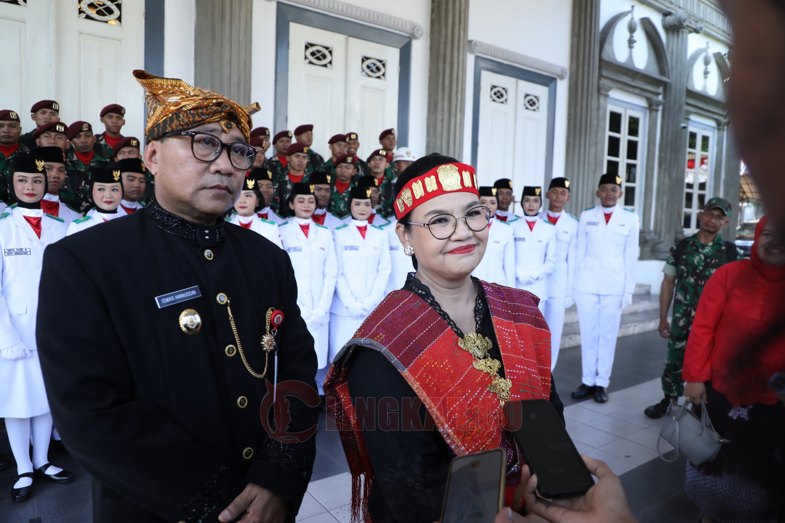 Wali Kota Semarang, Agustina Wilujeng Pramestuti bersama Wakil Wali Kota Semarang, Iswar Aminuddin. (dok Pemkot Semarang)