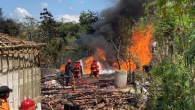 Lokasi Kebakaran Sumur Minyak di Kabupaten Blora. Foto: Istimewa