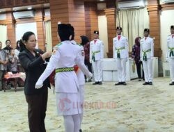 Kukuhkan 27 Anggota Paskibraka Kota Semarang, Agustina Dorong Anak Muda Cintai Produk Lokal