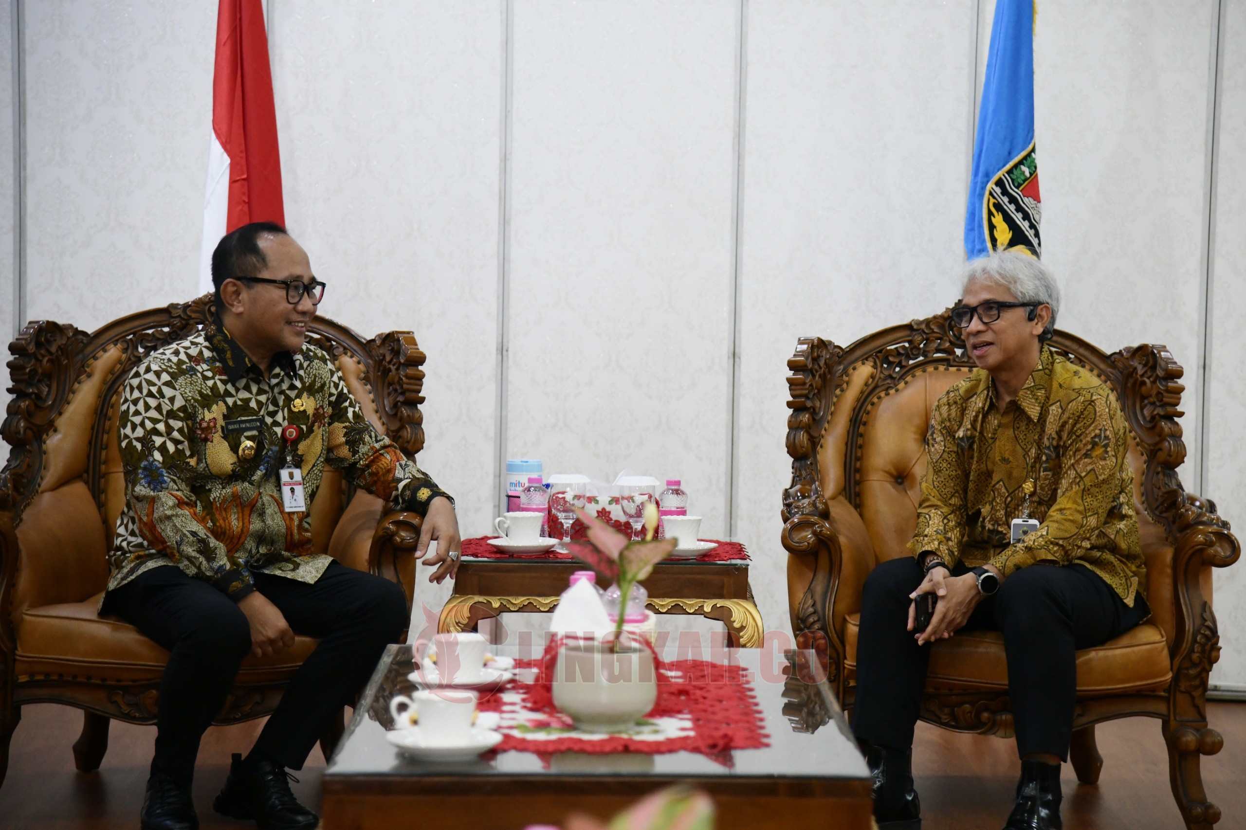 Wakil Wali Kota Semarang, Iswar Aminuddin terima kunjungan kerja Spesifik Komisi II DPR RI. (dok Pemkot Semarang)