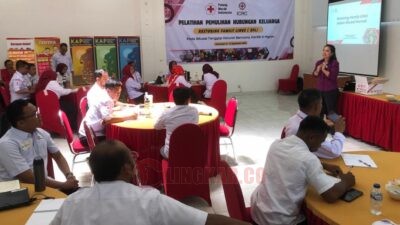 Suasana pembukaan pelatihan Pemulihan Hubungan Keluarga atau Restoring Family Links (RFL) di Badan Pendidikan dan Pelatihan PMI Pusat, Jatinangor, Jawa Barat pada 9–13 September 2025. Foto: dokumentasi