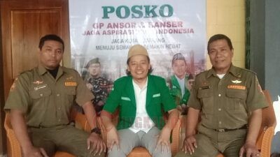 Jaga Stabilitas Sosial, GP Ansor Kota Semarang Dirikan Posko Jaga Aspirasi Jaga Indonesia