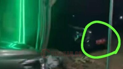 Gambar tangkap layar tiktok mobil siaga yang digunakan ke tempat hiburan malam di Trengguli Demak. Foto: istimewa