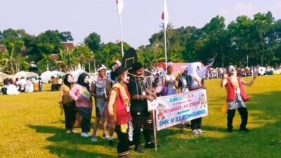 Pembukaan Jumbara PMR XIV dan Temu Karya KSR tahun 2025 di Bumi Perkemahan Hardawalika, Kelurahan Jatirejo, Kecamatan Gunungpati, Semarang, Selasa (23/9/2025). Foto: istimewa