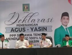 Jelang Muktamar X, DPW PPP Jateng Deklarasi Dukung Agus Suparmanto–Taj Yasin