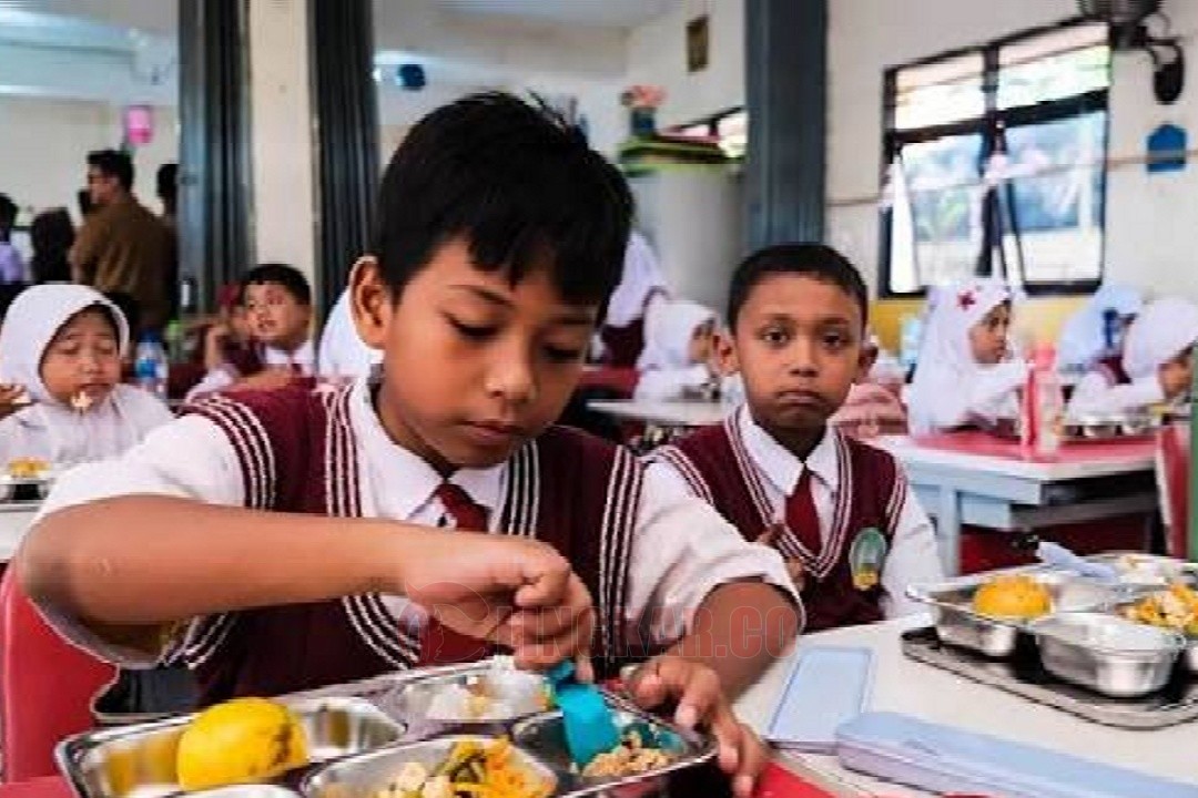 Ilustrasi pelaksanaan program MBG di sekolah. Foto: istimewa