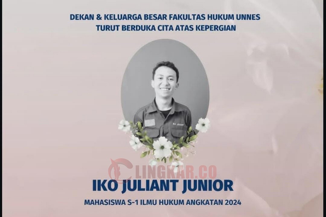 Mahasiswa Fakultas Hukum UNNES, Iko Juliant Junior