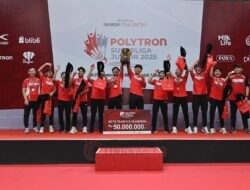 PB Djarum Borong Piala Legenda di Polytron Superliga Junior 2025