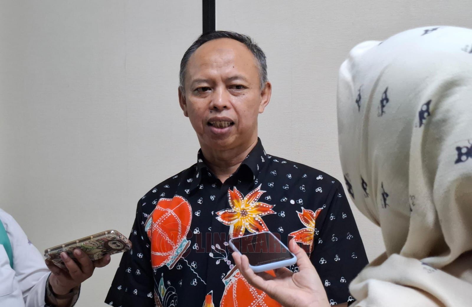Ketua Komisi B DPRD Kota Semarang, Joko Widodo saat di wawancarai. (dok Istimewa)