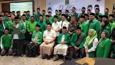 Suasa deklarasi pemenangan Agus - Yasin pada Muktamar X PPP di Grand Candi Semarang. (dok Alan Henry)