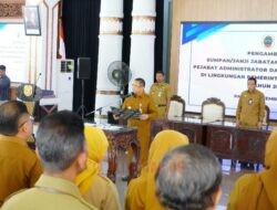 Pemkab Pati Lantik 45 Pejabat, Bupati Sudewo Buka Ruang Kritik Kebijakan