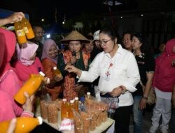 Bangkitkan Geliat Ekonomi Rakyat, Wali kota Semarang, Agustina Wilujeng Gelar Pasar Tiban