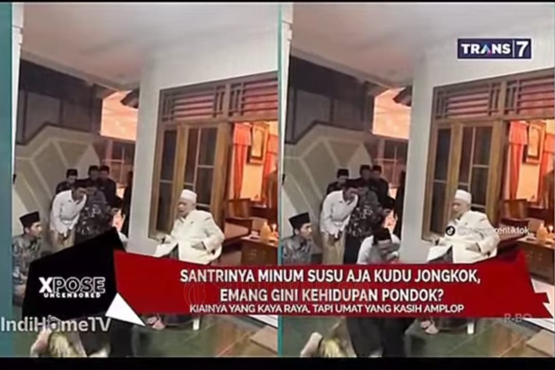 Tangkap layar tayangan Xpose Unsensored Trans7 dari YouTube. Foto: istimewa