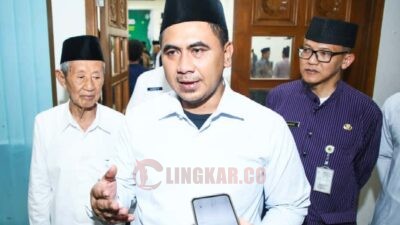 Wakil Gubernur Jawa Tengah Taj Yasin Maimoen saat ditemui wartawan seusai membuka Halaqah Ulama, Penguatan UKM Halal Binaan Baznas dan Deklarasi Hari Halal Nasional di Kompleks Masjid Agung Jawa Tengah (MAJT), Semarang, Kamis, ,(16/10/2025). Foto: dokter/istimewa