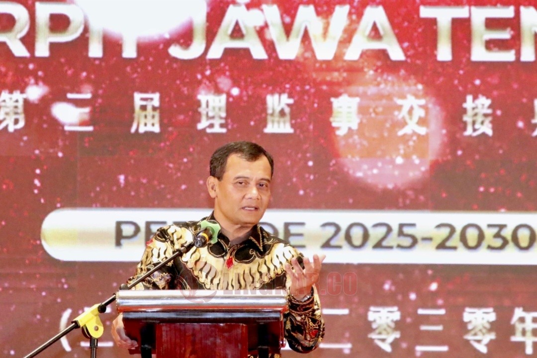 Gubernur Jawa Tengah Ahmad Luthfi saat menghadiri pelantikan pengurus Perpit Jawa Tengah periode 2025-2030 di PO Hotel, Semarang, Sabtu (18/10/2025). Foto: dokumentasi