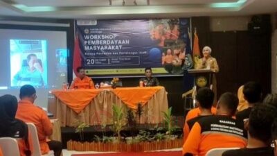 Workshop yang digelar Kantor SAR Semarang di wisata Tirto Arum Kendal pada Senin (20/10/2025).