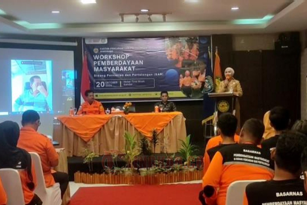Workshop yang digelar Kantor SAR Semarang di wisata Tirto Arum Kendal pada Senin (20/10/2025).