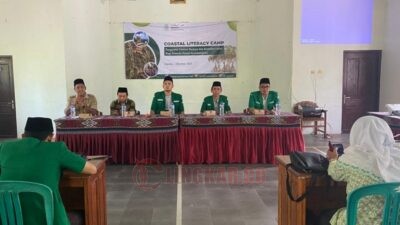 Pembukaan Coastal Literasi Camp GP Ansor Jawa Tengah di Karimunjawa Kabupaten Jepara. Foto: dokumentasi/istimewa