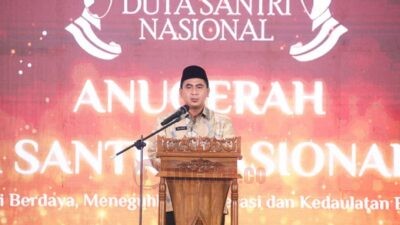 Wakil Gubernur Jawa Tengah Taj Yasin Maimoen Yasin dalam seleksi Duta Santri Nasional 2025, di Asrama Haji Donohudan, Kabupaten Boyolali, Jumat (24/10/2025).